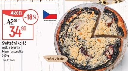Koláč sváteční