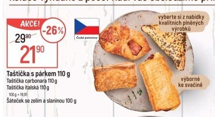 Taštička hot dog