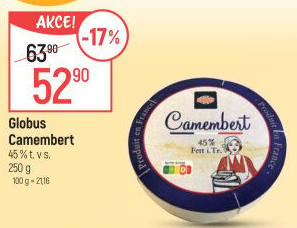 Sýr Camembert Globus