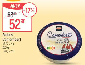 Sýr Camembert Globus
