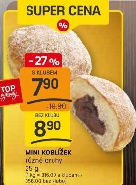 Kobliha s náplní