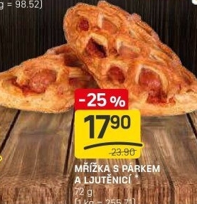 Mřížka s párkem