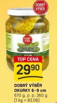Okurky Dobrý Výběr
