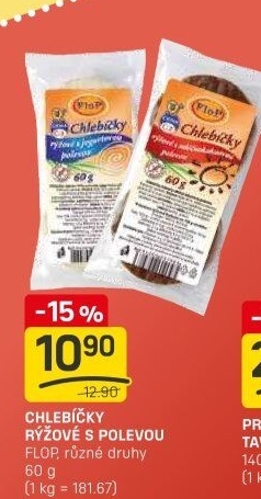 Rýžové chlebíčky polomáčené Flop