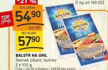Sýr Balsýr na gril Mlékárna Žirovnice