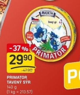 Sýr tavený Primátor Madeta
