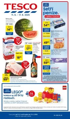 akční leták Tesco 11.6.2025-17.6.2025