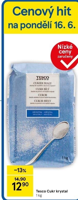 Cukr krystal Tesco