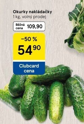 Okurky nakládačky