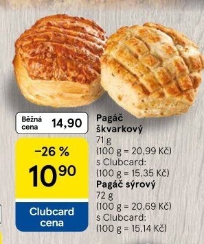 Pagáč sýrový
