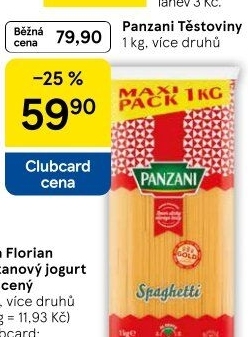 Těstoviny Panzani