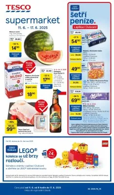 akční leták Tesco 11.6.2025-17.6.2025