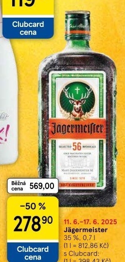 Bylinný likér Jägermeister