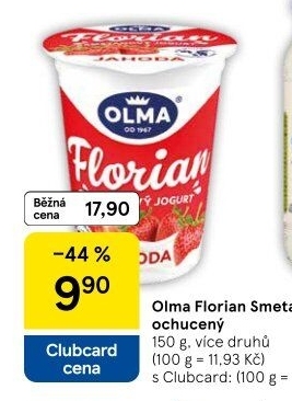 Jogurt smetanový Florian Olma