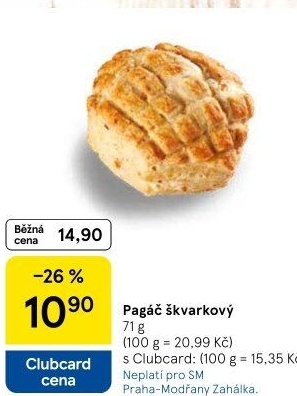 Pagáč škvarkový