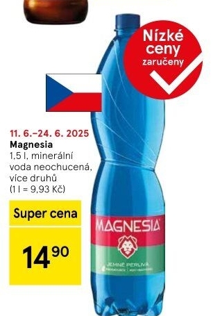 Přírodní voda Magnesia