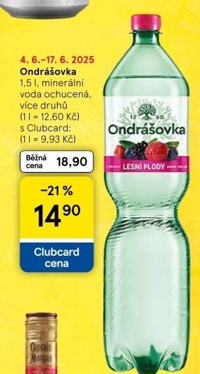 Voda ochucená Ondrášovka