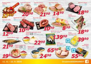 akční leták ESO MARKET 11.6.2025-22.6.2025