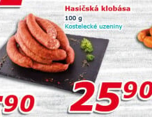 Hasičská klobása Kostelecké uzeniny