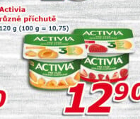 Jogurt ochucený Activia Danone
