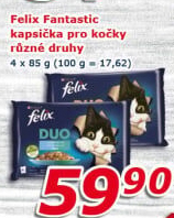 Kapsičky pro kočky Fantastic Felix Purina
