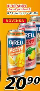Nealkoholické pivo ochucené Active Birell