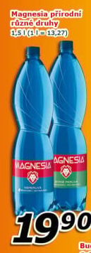 Přírodní voda Magnesia