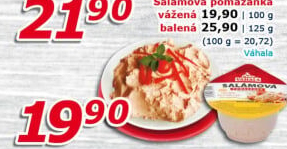 Salámová pomazánka Váhala