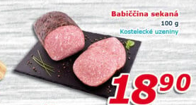 Sekaná babiččina Kostelecké uzeniny