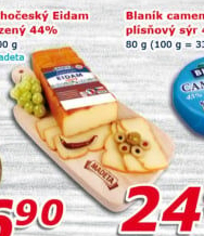 Sýr Eidam uzený 44% Jihočeský Madeta