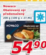 Sýr obalovaný mražený Nowaco