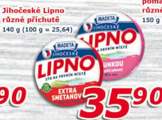 Tavený sýr Jihočeské Lipno Madeta