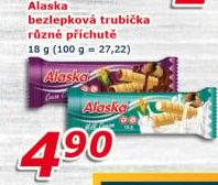 Trubičky bez lepku Alaska