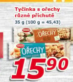 Tyčinka s ořechy Emco