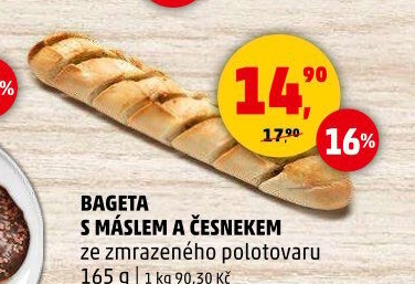 Bageta s máslem