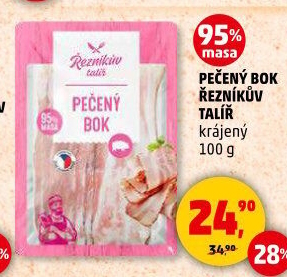 Pečený bok Řezníkův talíř