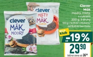 Mák modrý Clever
