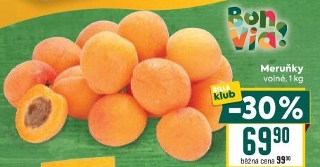 Meruňky Billa Bonvia