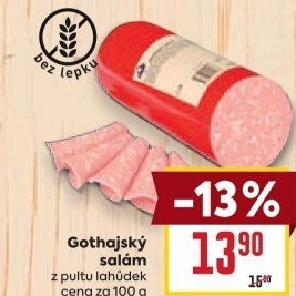 Salám Gothaj Kostelecké uzeniny