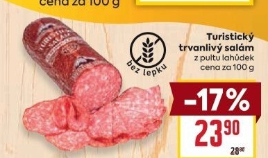 Salám turistický Kostelecké uzeniny