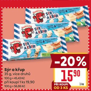 Sýr a křup Veselá kráva