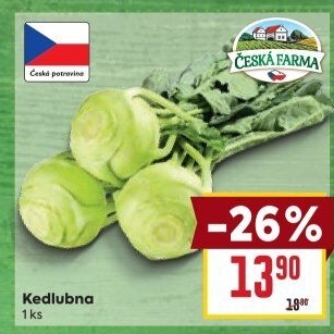 Kedlubna Česká farma
