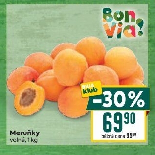 Meruňky Billa Bonvia