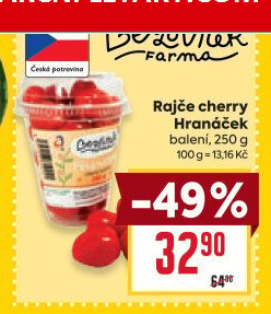 Rajčata cherry Farma Bezdínek