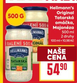 Tatarská omáčka Hellmann'