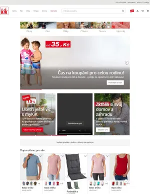 akční leták Kik textil 11.6.2025-17.6.2025