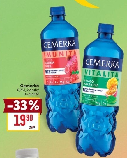 Funkční voda Gemerka