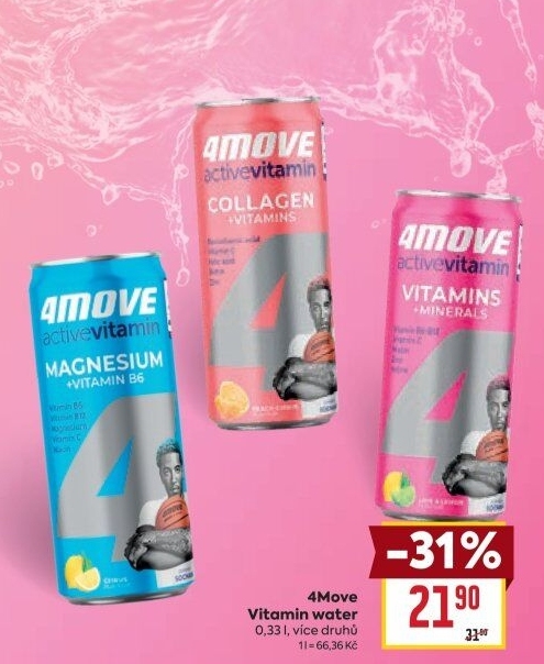 Voda vitamínová 4Move