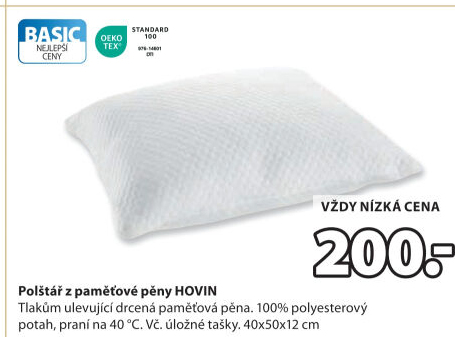 Paměťový polštář
