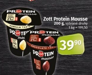 Dezert pěna Mousse protein Zott